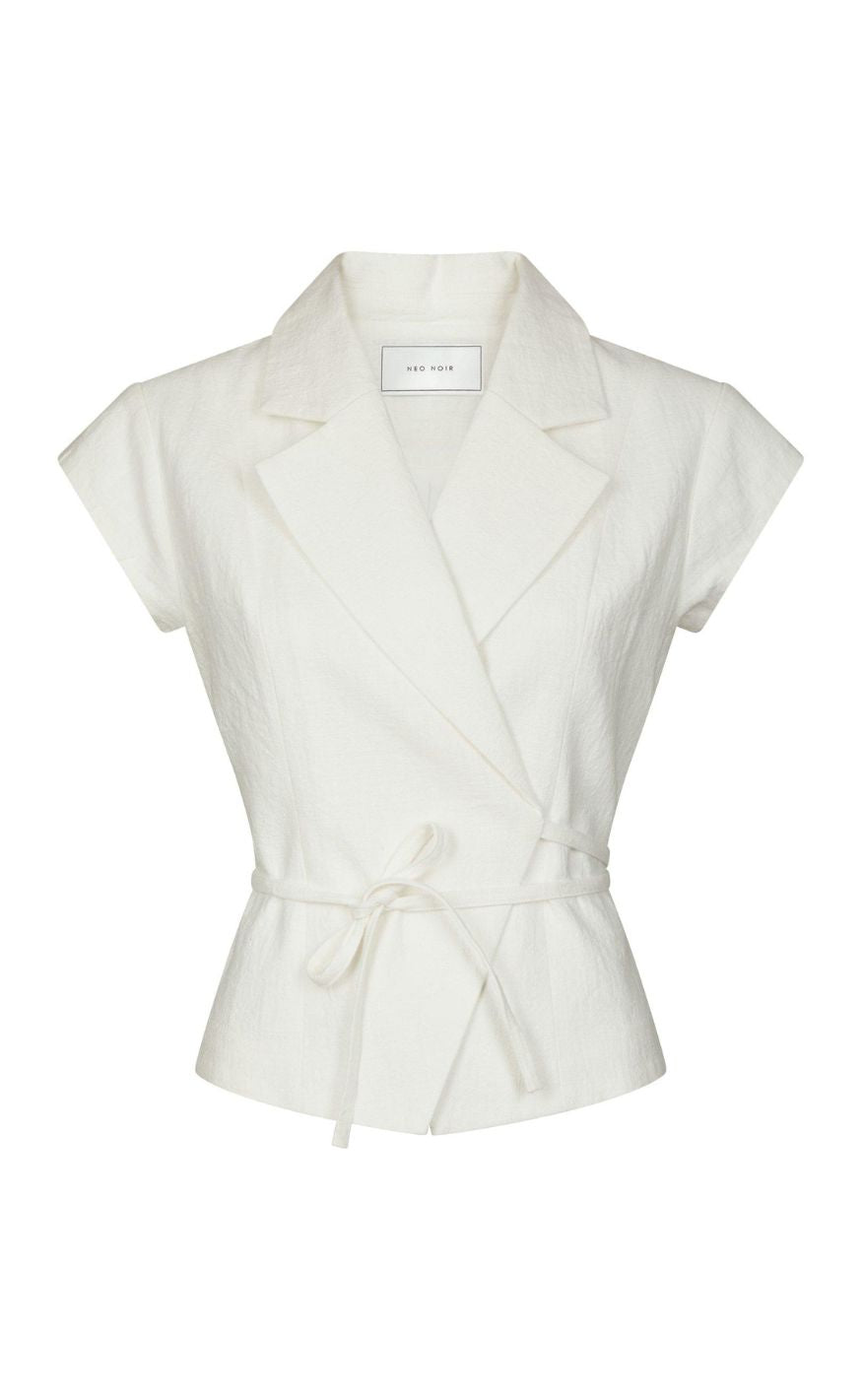 Neo Noir Bluse - Salina Ramie - Off White
