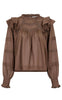 Neo Noir Bluse - Simkie S Voile - Light Brown