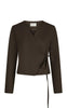 Neo Noir Bluse - Simmi - Dark Brown