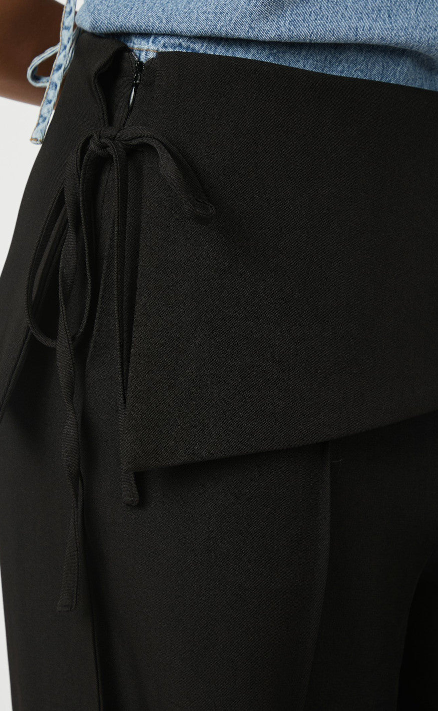 Neo Noir Bukser - Deani Fold - Black
