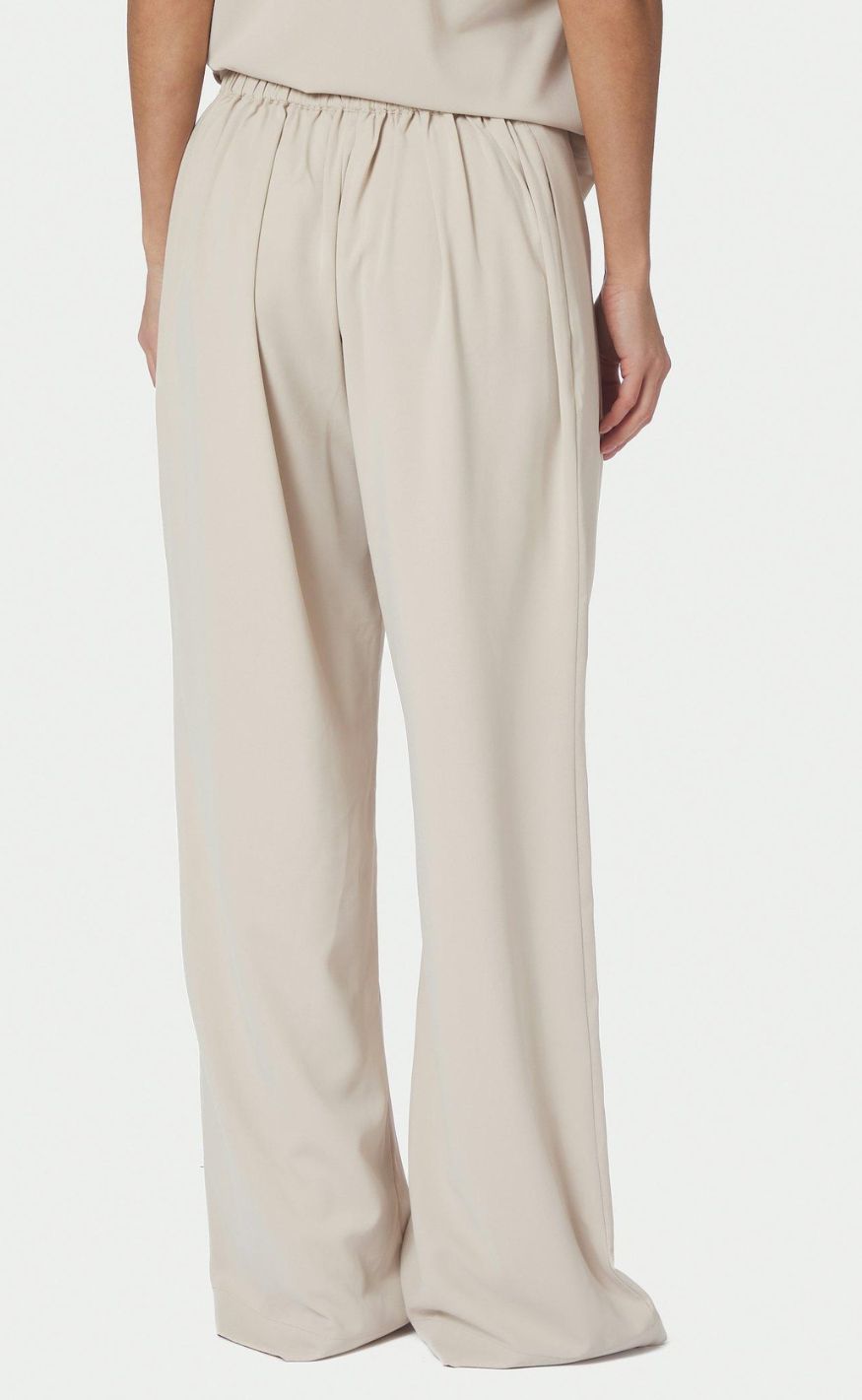 Neo Noir Bukser - Lunet Crepe - Ivory