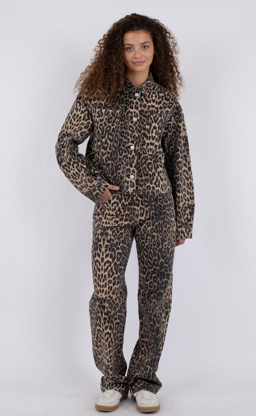 Neo Noir Bukser - Simona - Leopard