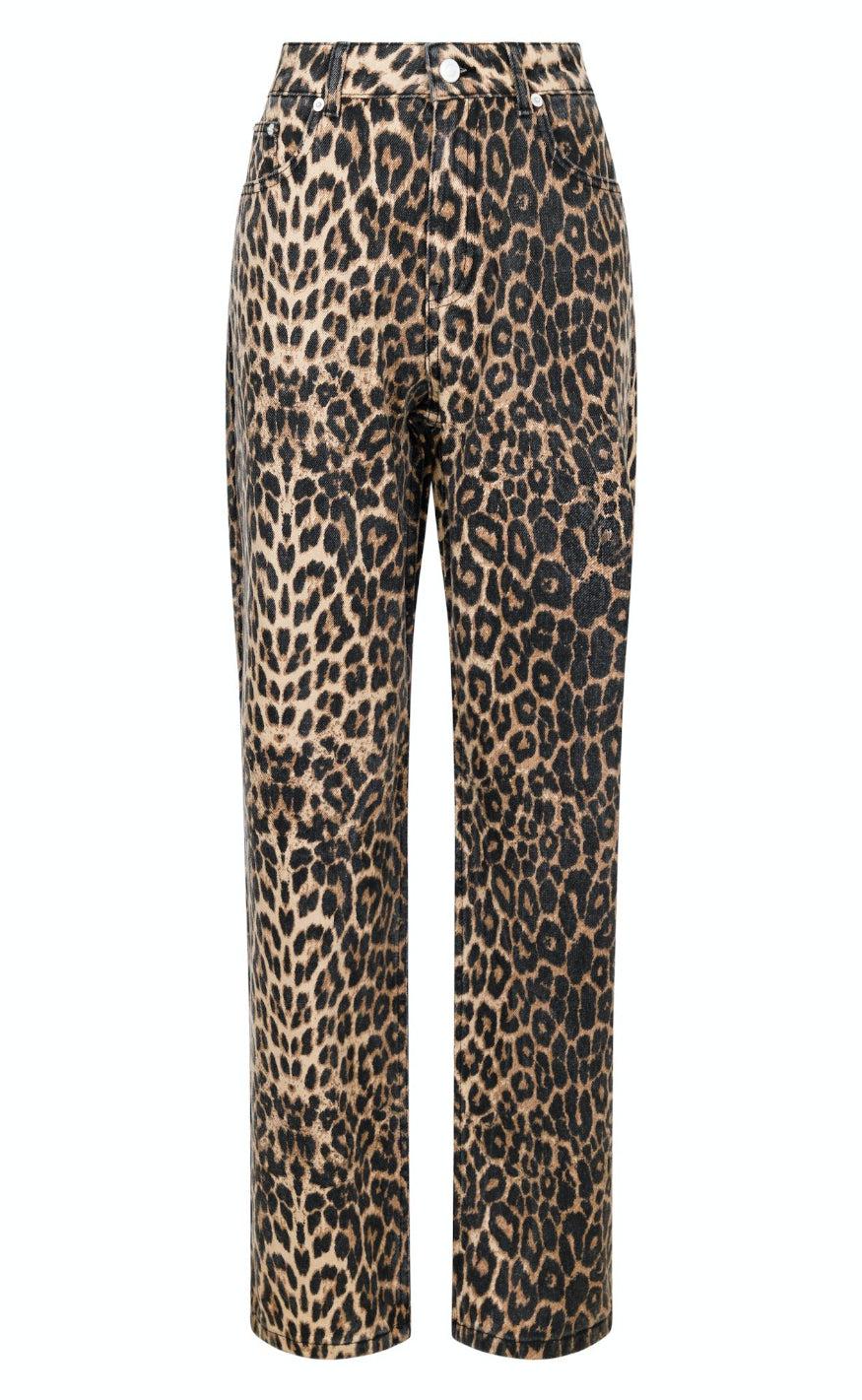 Neo Noir Bukser - Simona - Leopard