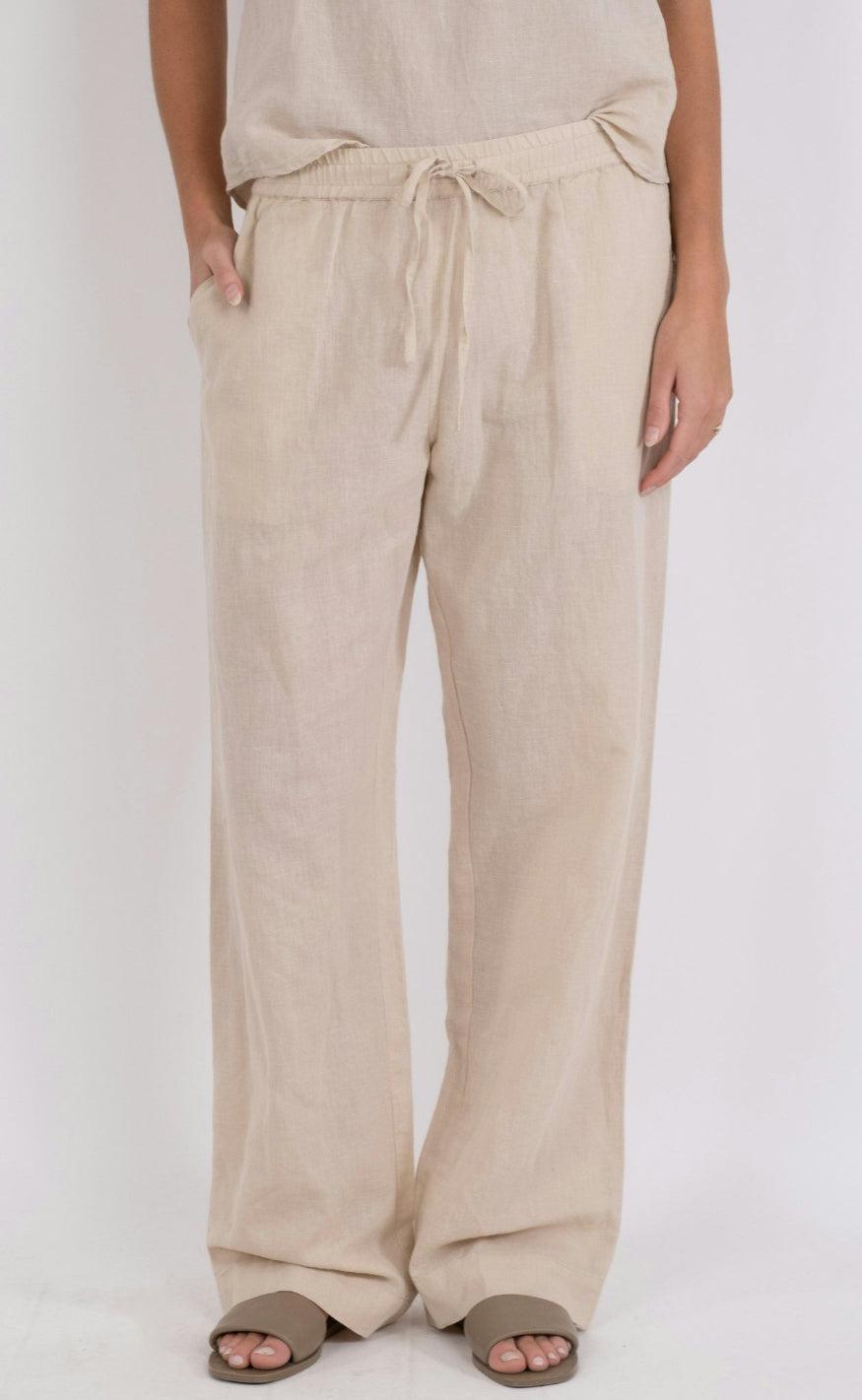 Neo Noir Bukser - Sonar Linen - Sand