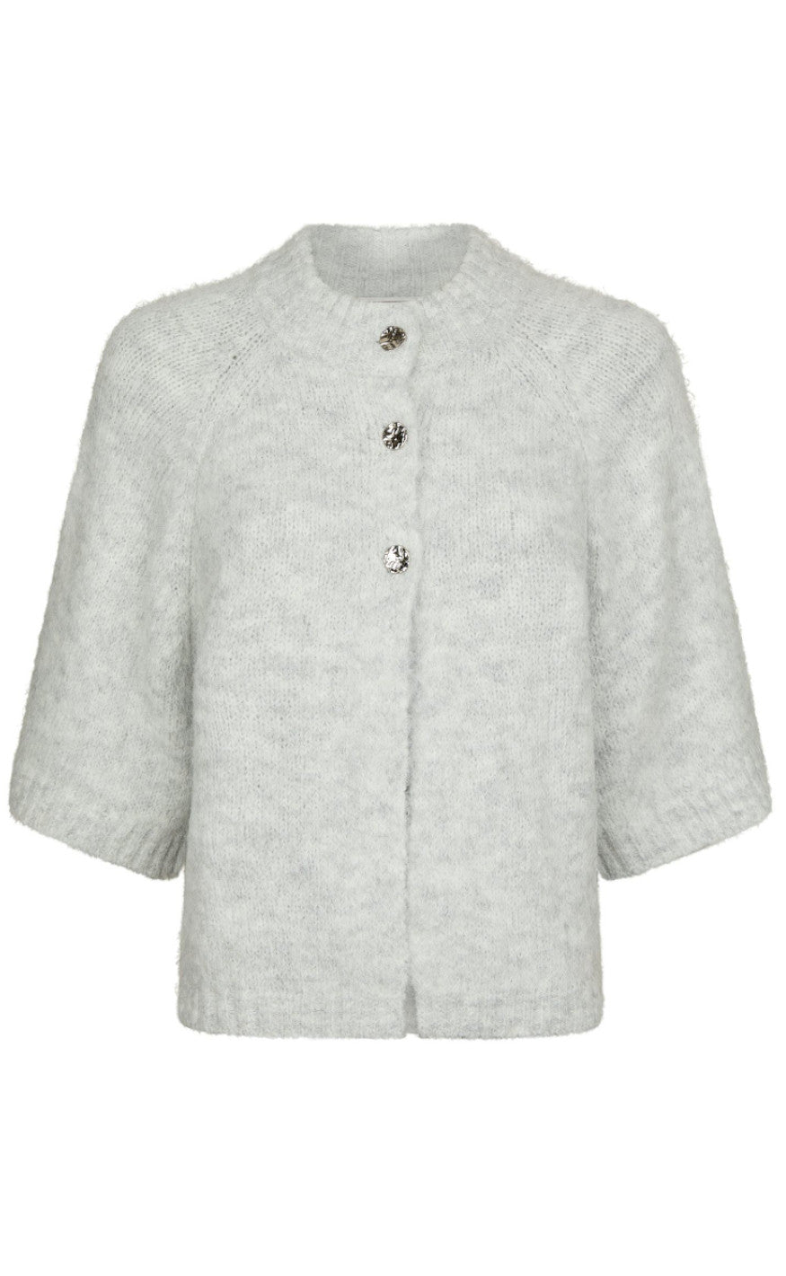 Neo Noir Cardigan - Benuta - Light Grey Melange