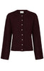 Neo Noir Cardigan - Mixie - Wine