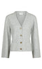 Neo Noir Cardigan - Pixie - Light Grey Melange