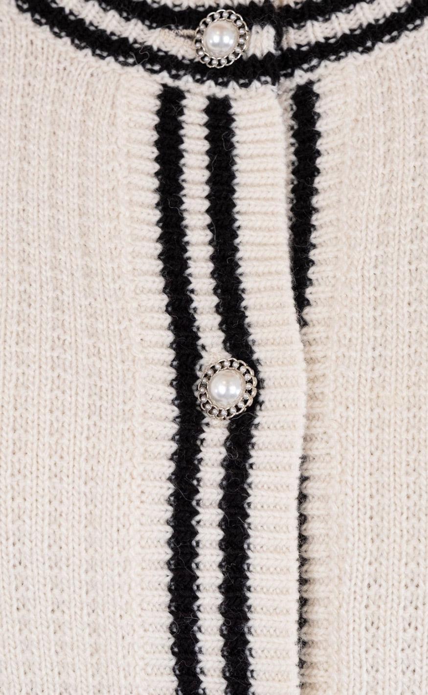 Neo Noir Cardigan - Tilda - Ivory