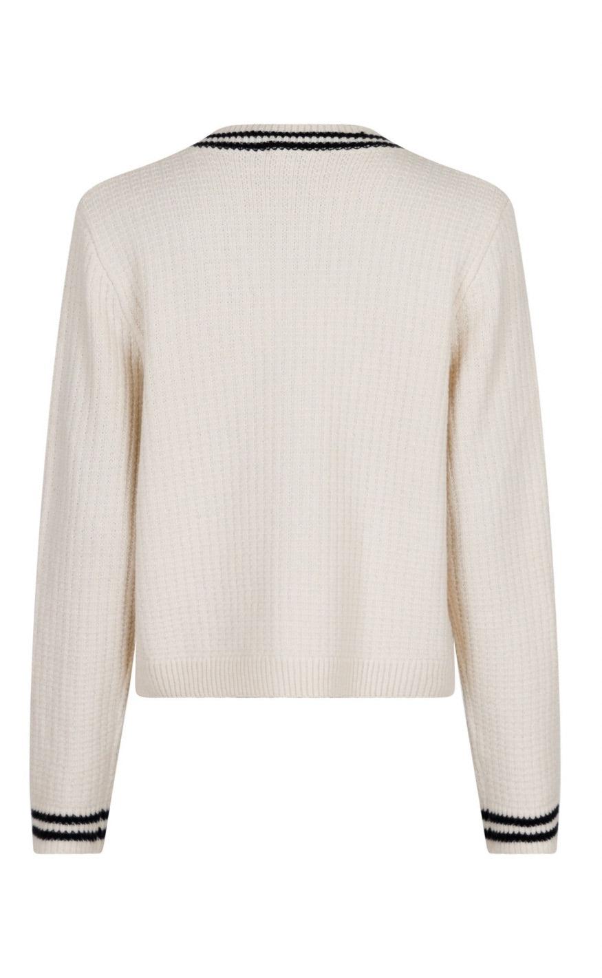 Neo Noir Cardigan - Tilda - Ivory