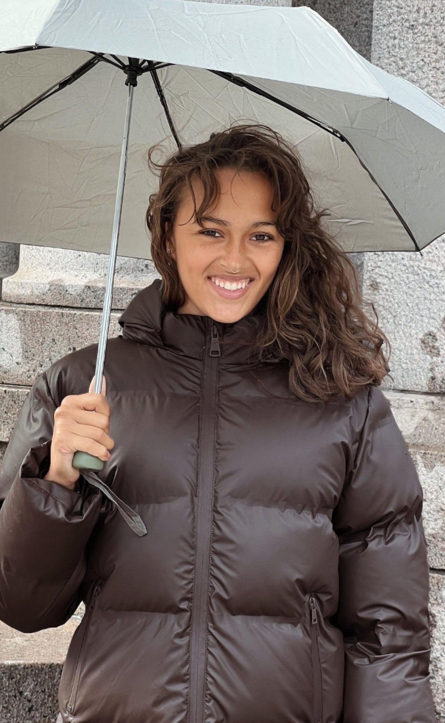 Neo Noir Jakke - Fox Puffer - Mocca