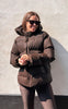 Neo Noir Jakke - Fox Puffer - Mocca
