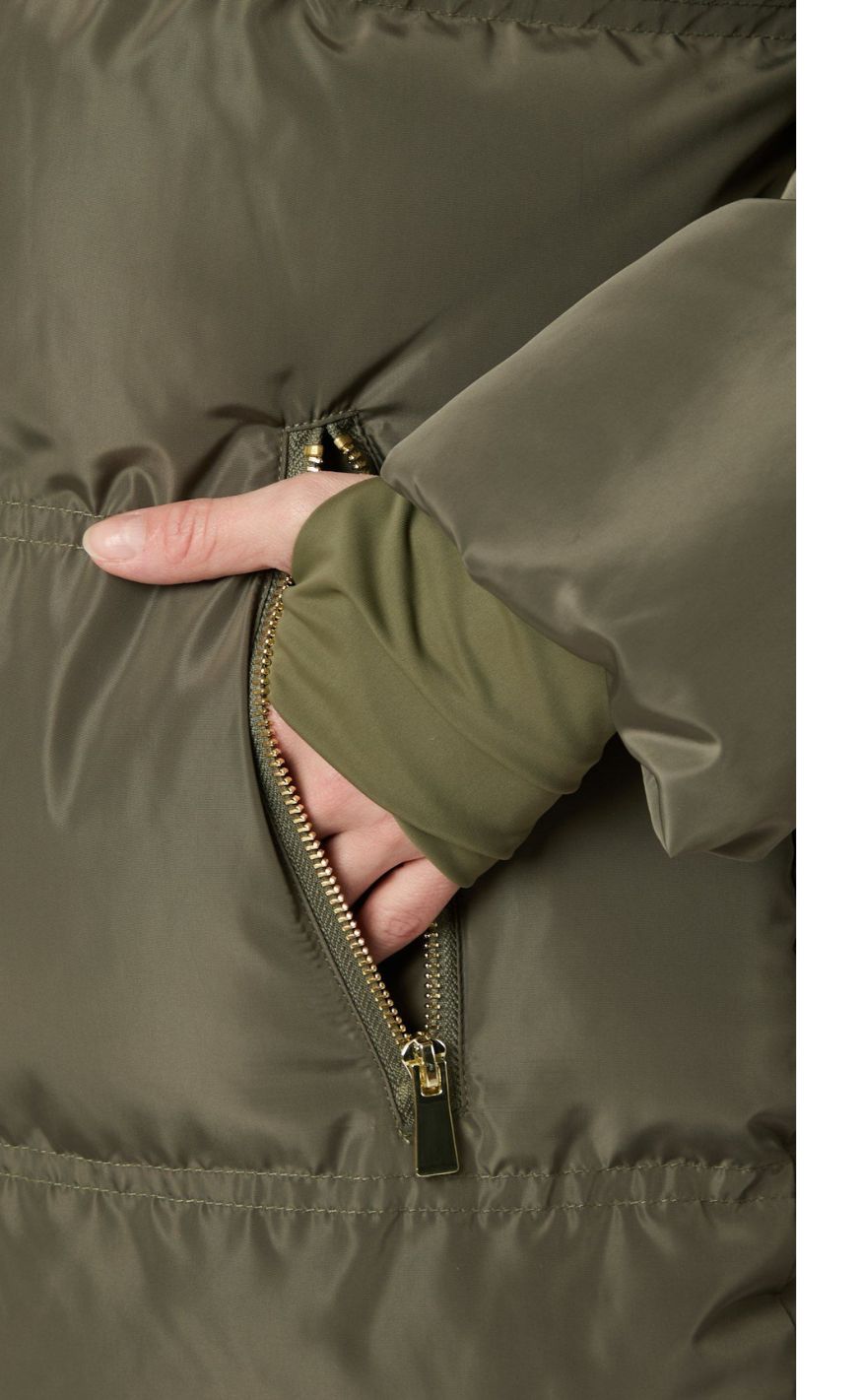 Neo Noir Jakke - Lucette Puffer - Olive