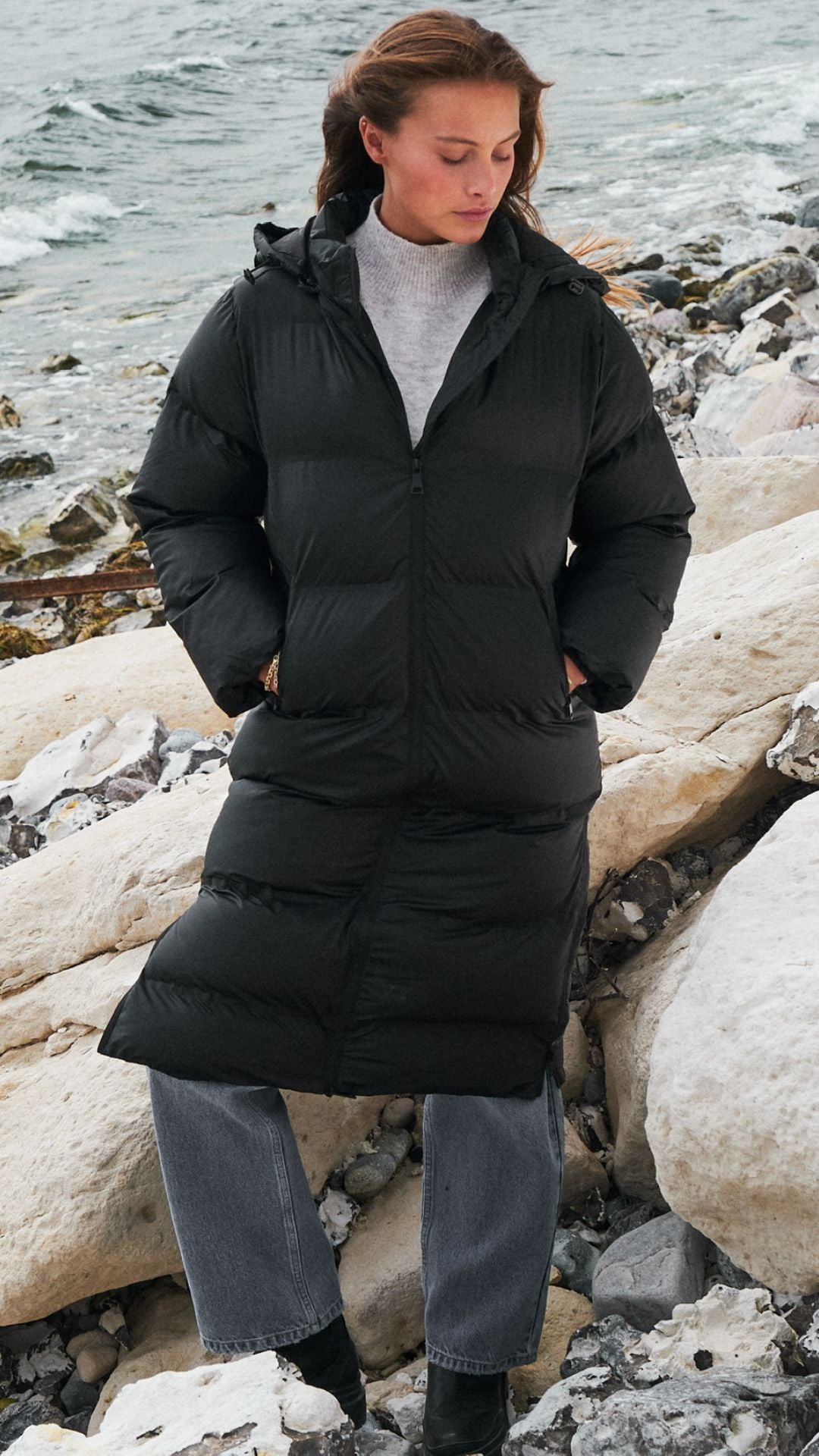 Neo Noir Jakke - Viviana Puffer - Black