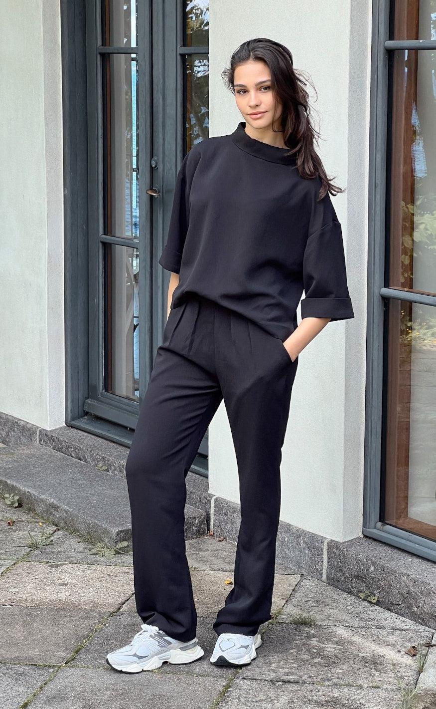 Neo Noir Jumpsuit - Arlo - Black