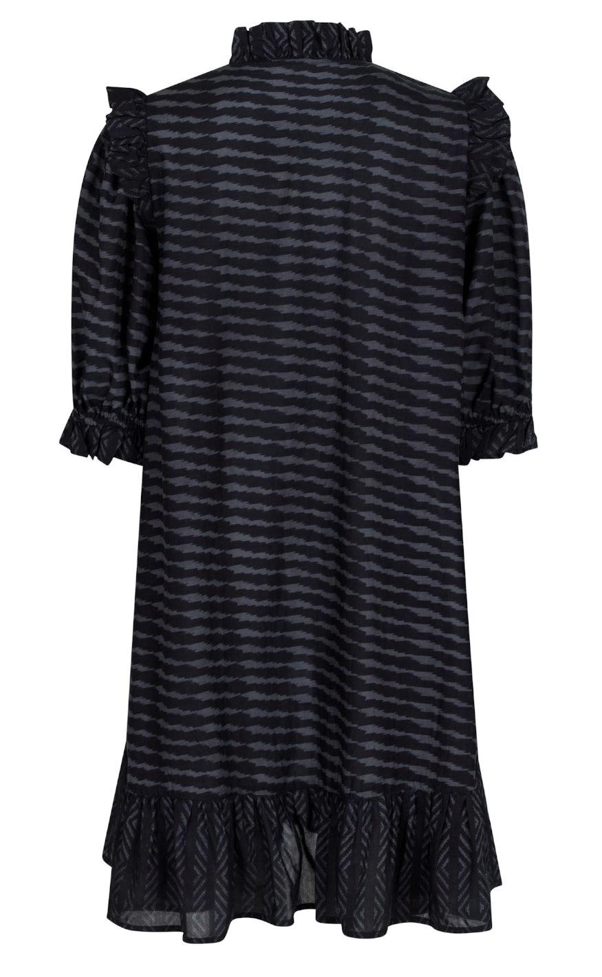 Neo Noir Kjole - Hani Graphic - Black