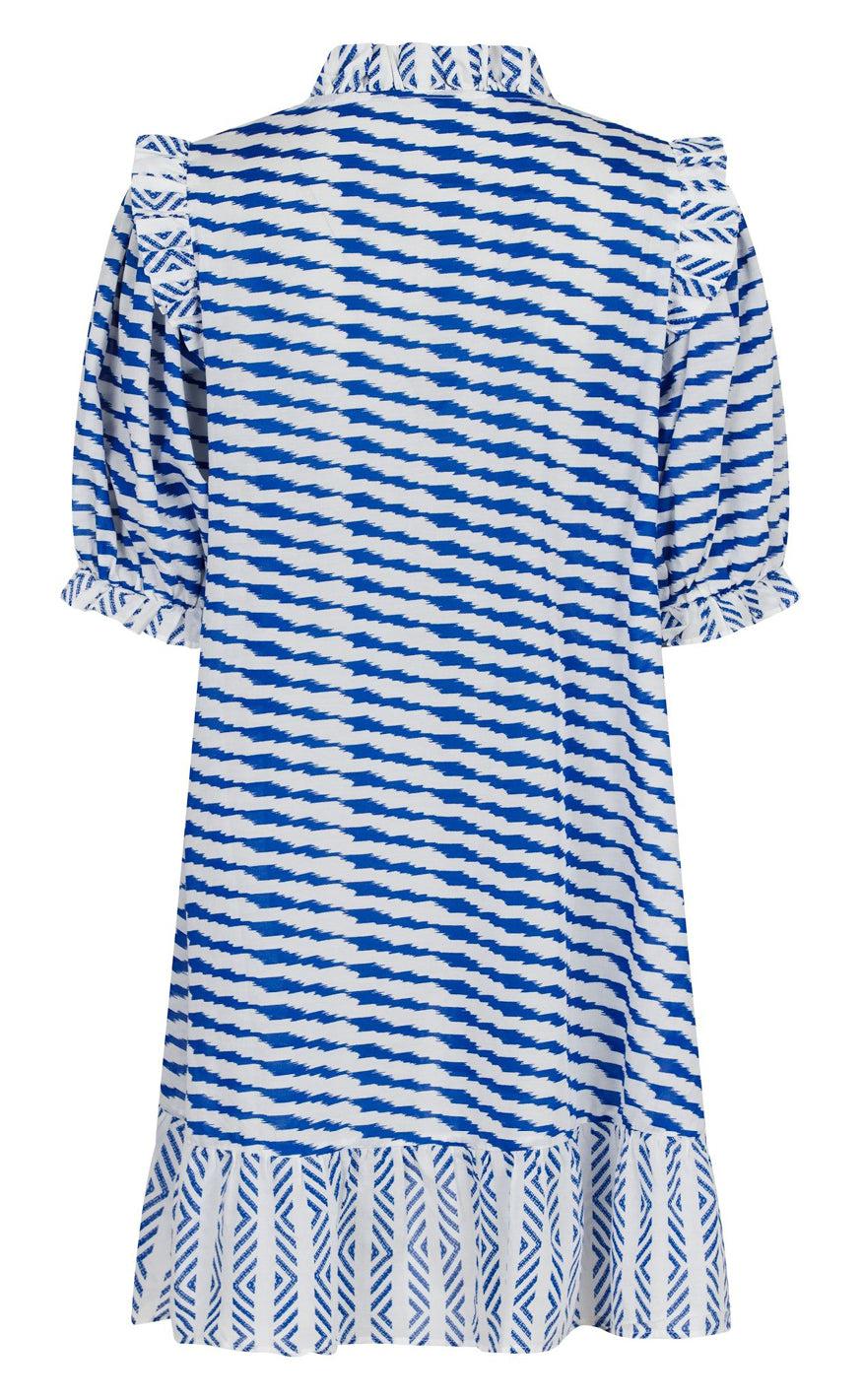Neo Noir Kjole - Hani Graphic - Blue