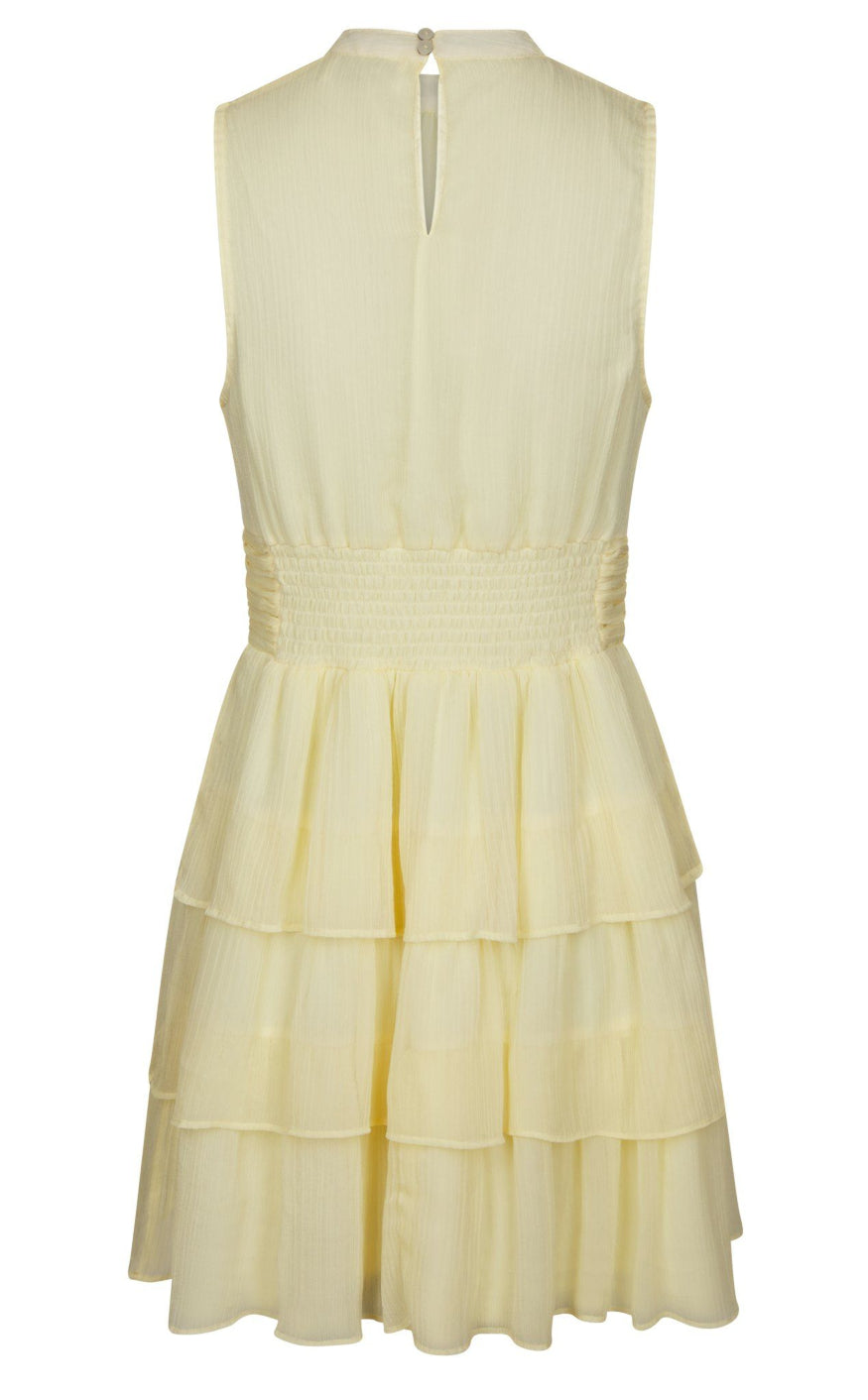 Neo Noir Kjole - May Solid - Light Yellow