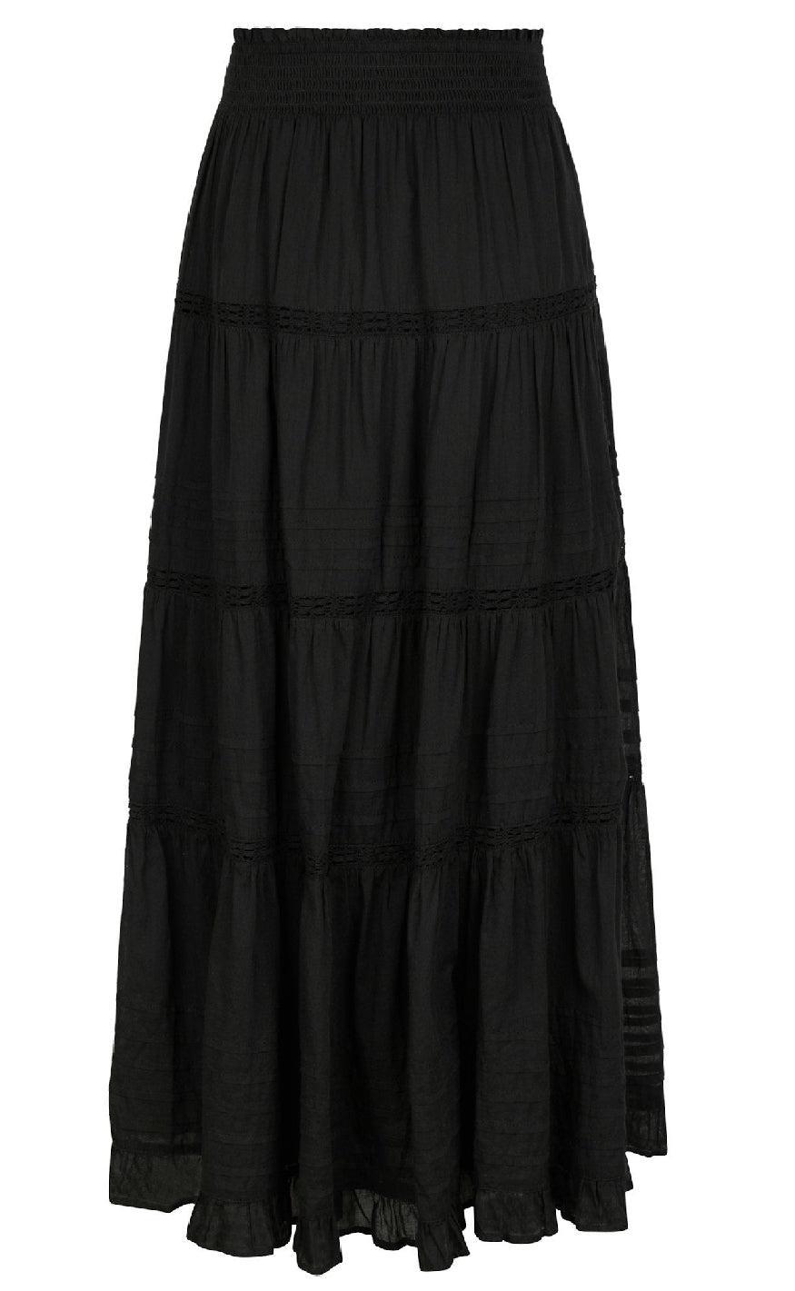 Neo Noir Nederdel - Felicia S Voile - Black