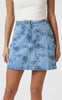 Neo Noir Nederdel - Gabani Embrodiery - Blue
