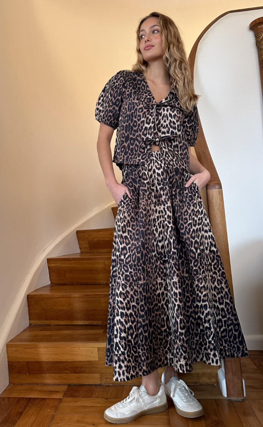 Neo Noir Nederdel - Yara - Leopard