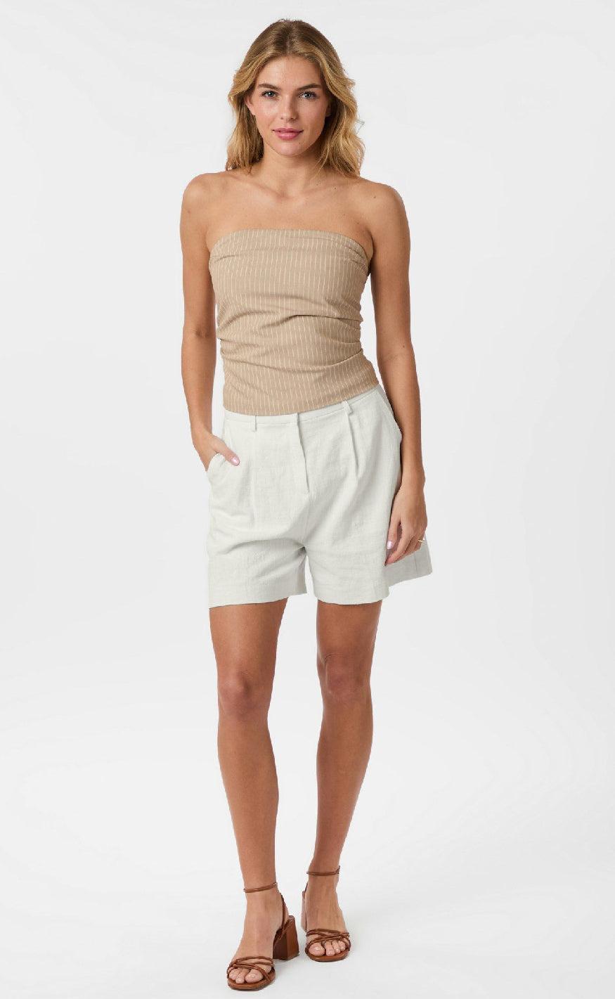 Neo Noir Shorts - Sega Ramie - Off White