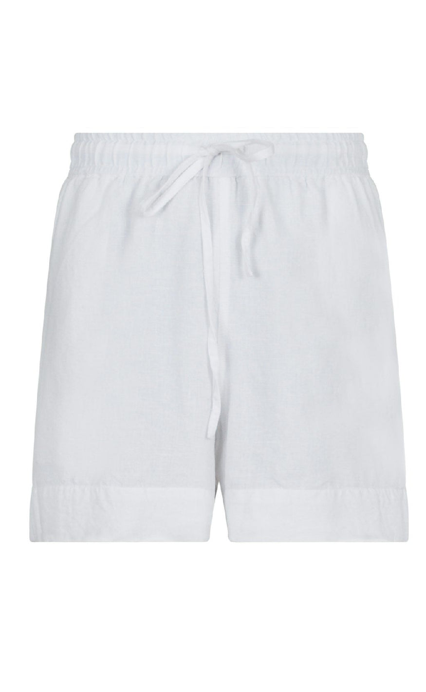 Neo Noir Shorts - Shea Linen - White