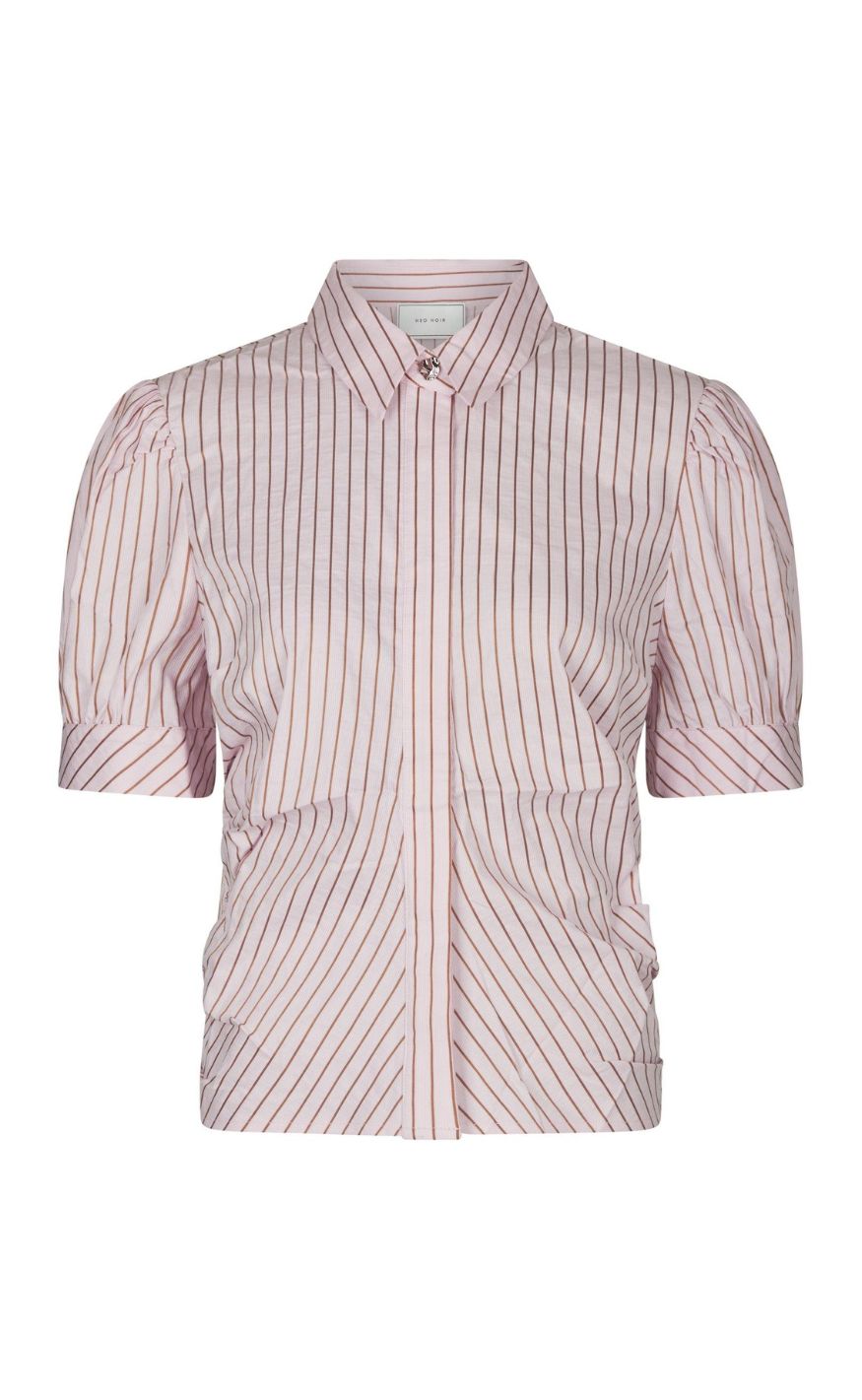Neo Noir Skjorte - Frannie Structure - Light Pink