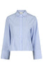 Neo Noir Skjorte - Rosa Stripe - Light Blue