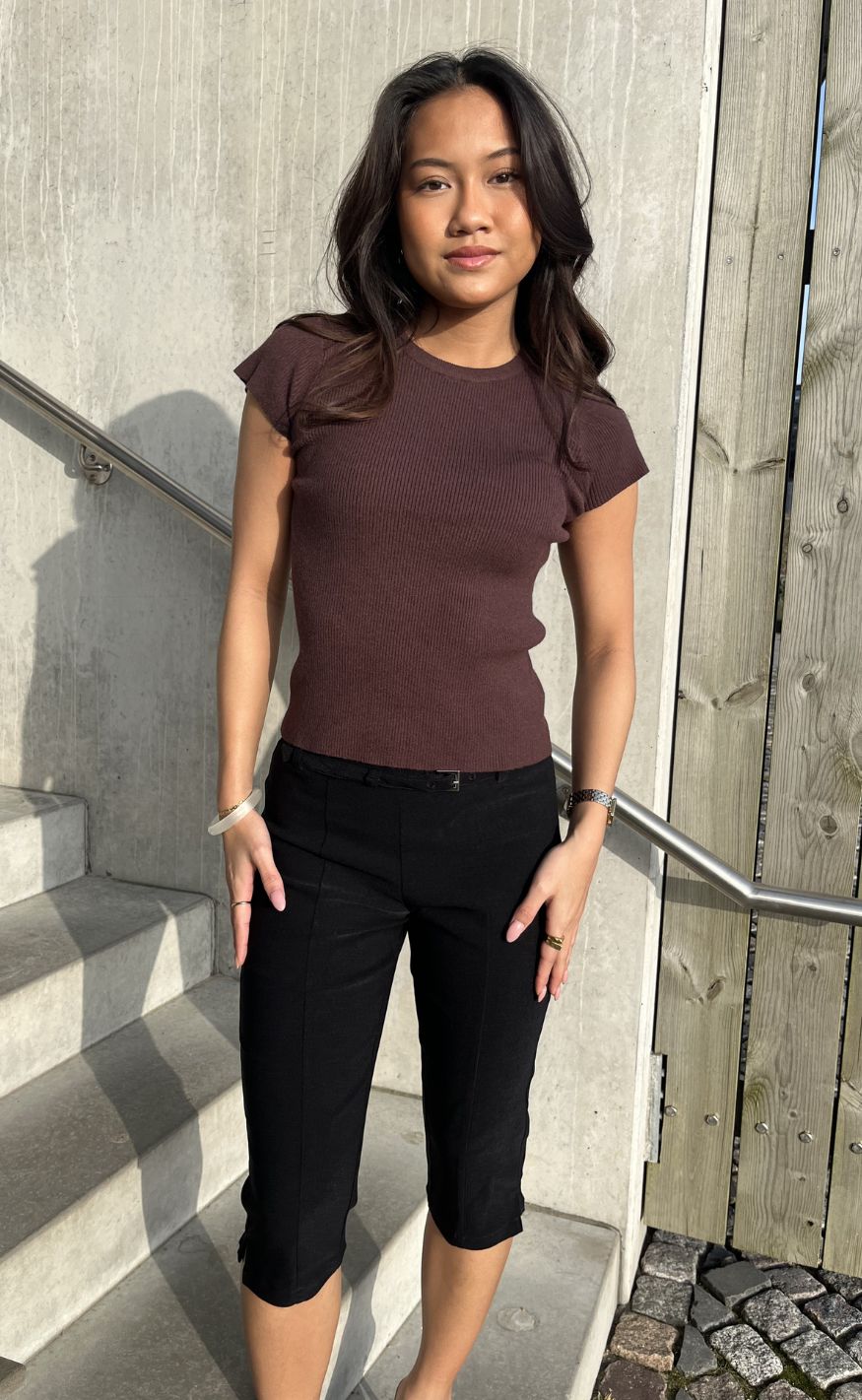Neo Noir T-shirt - Tirra - Brown
