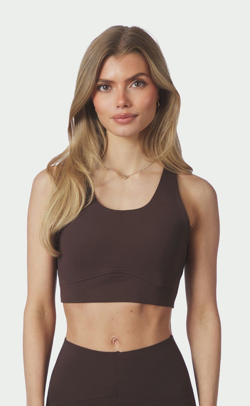 Neo Noir Top - Dutta - Chocolate Brown