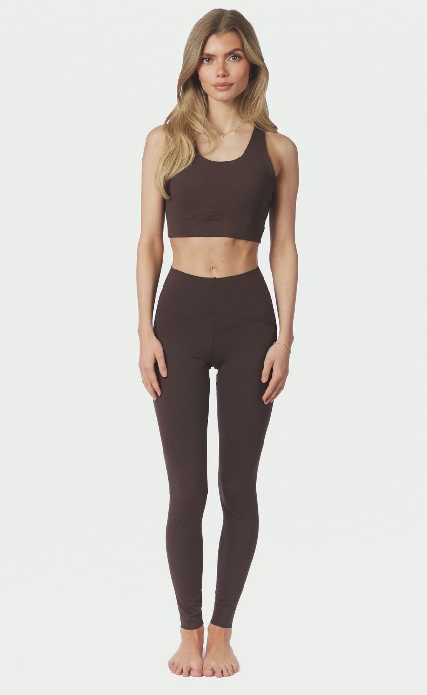 Neo Noir Top - Dutta - Chocolate Brown