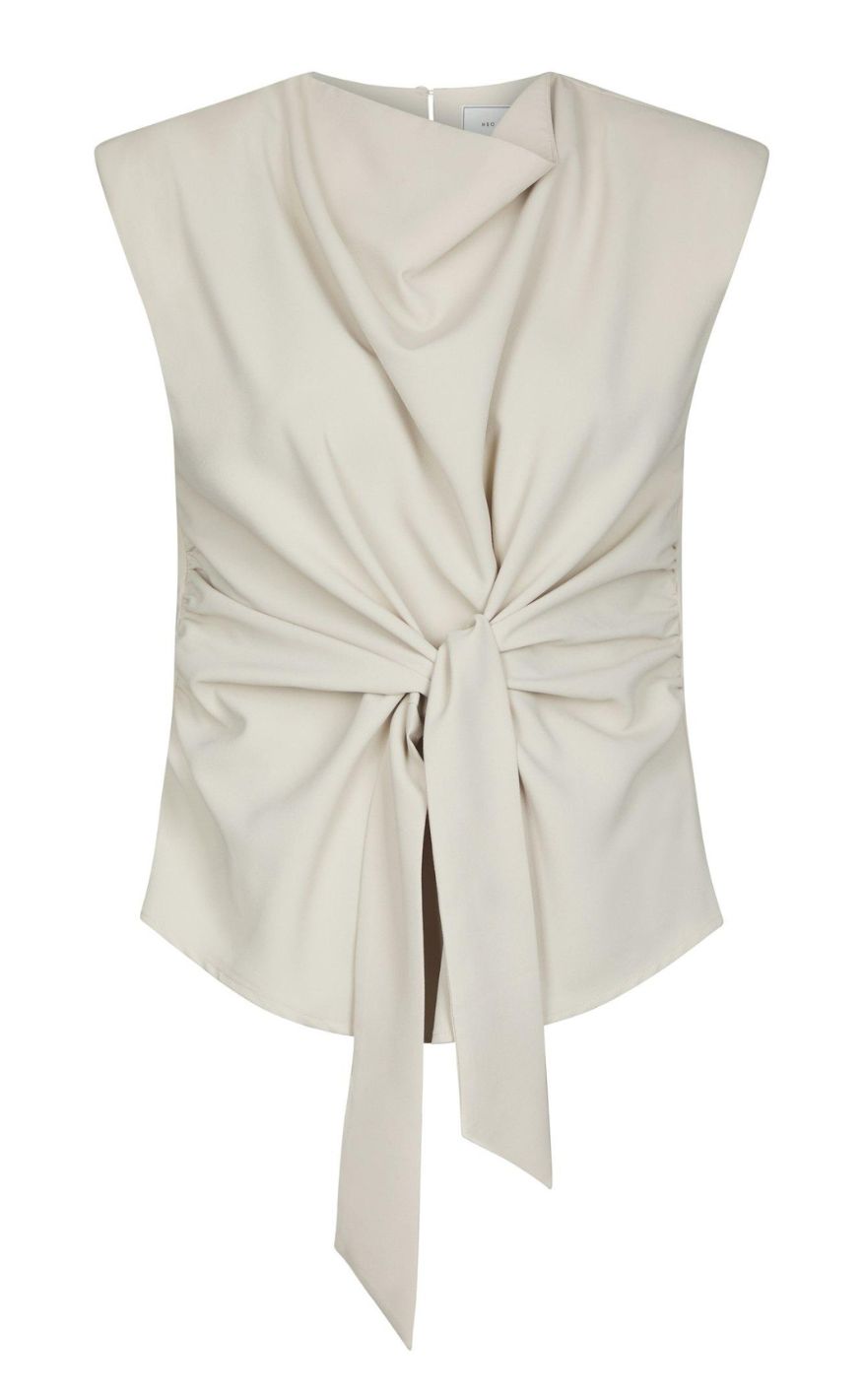 Neo Noir Top - Katarim Crepe - Ivory