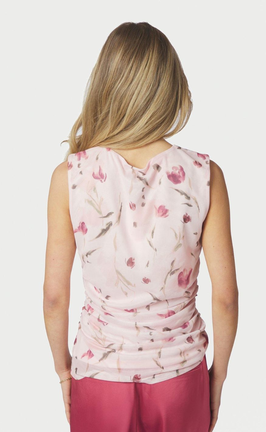 Neo Noir Top - Liblana Artist Mesh - Light Pink
