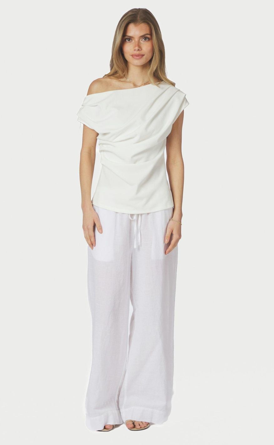 Neo Noir Top - Mabelle - White