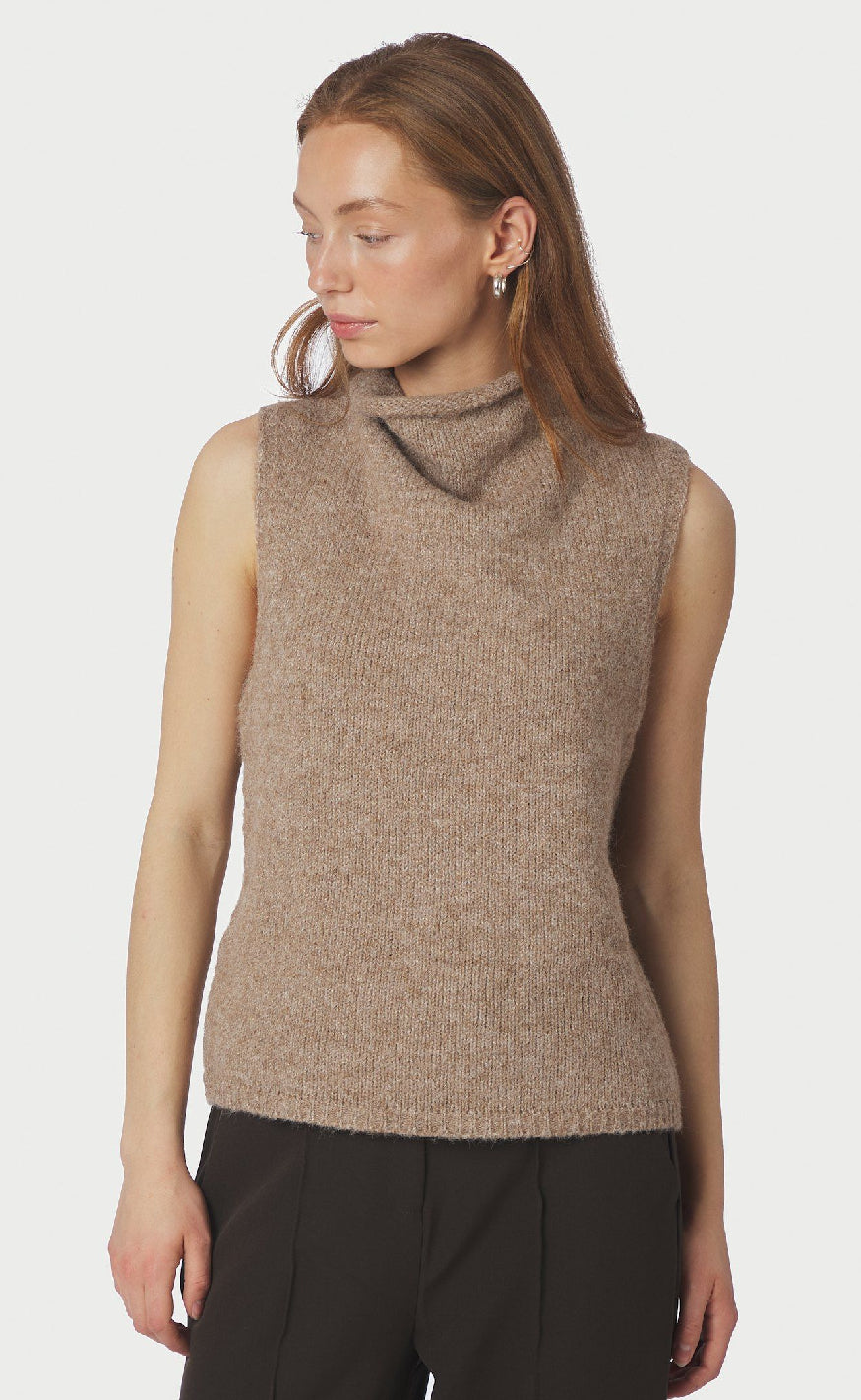 Neo Noir Top - Odelia - Dark Sand
