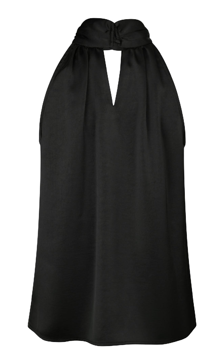 Neo Noir Top - Svala Heavy Sateen - Black