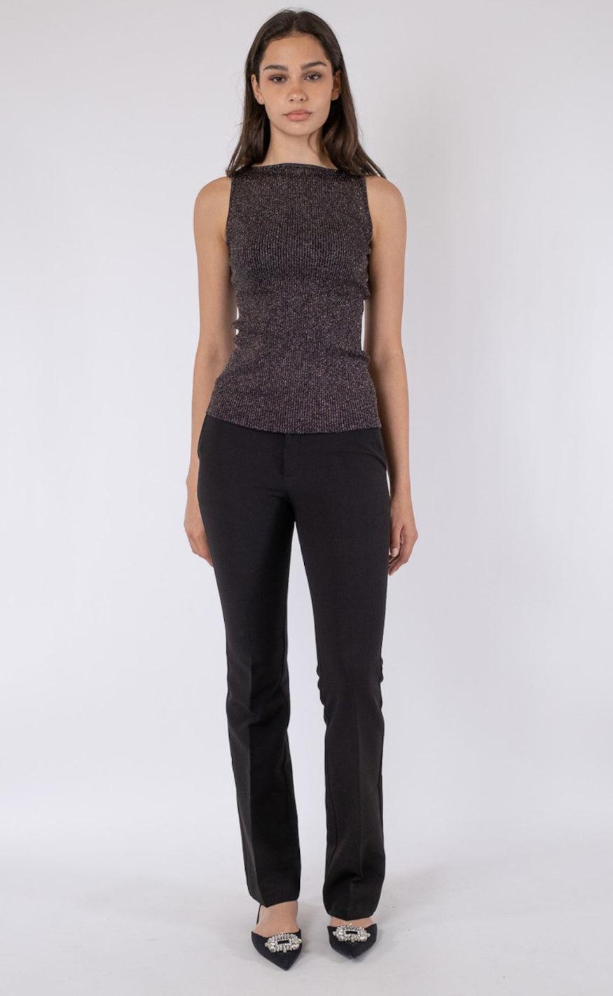 Neo Noir Top - Talia - Black