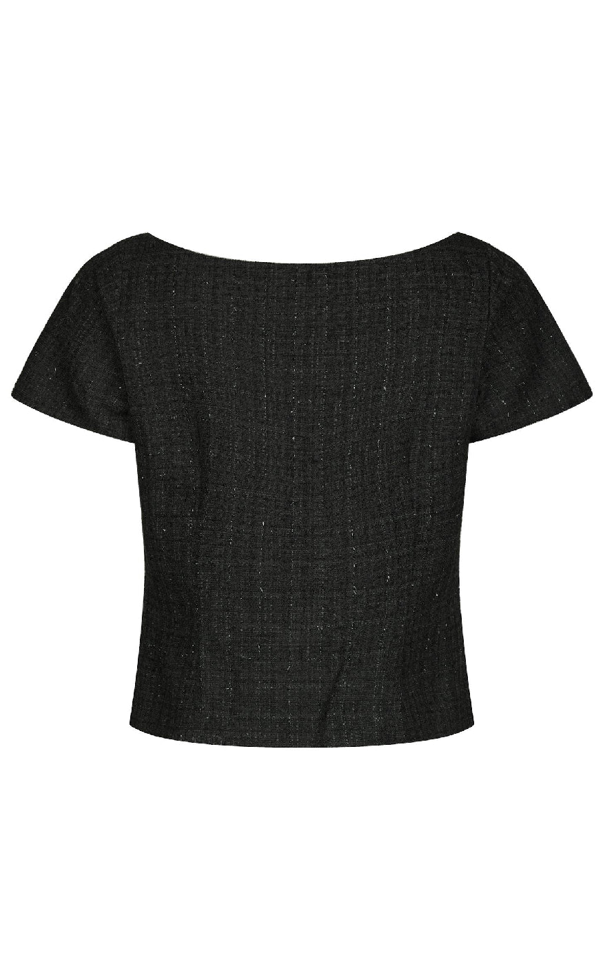 Neo Noir Top - Tango Boucle - Black