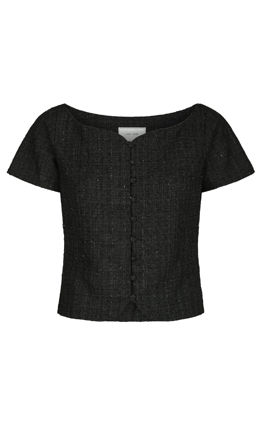 Neo Noir Top - Tango Boucle - Black