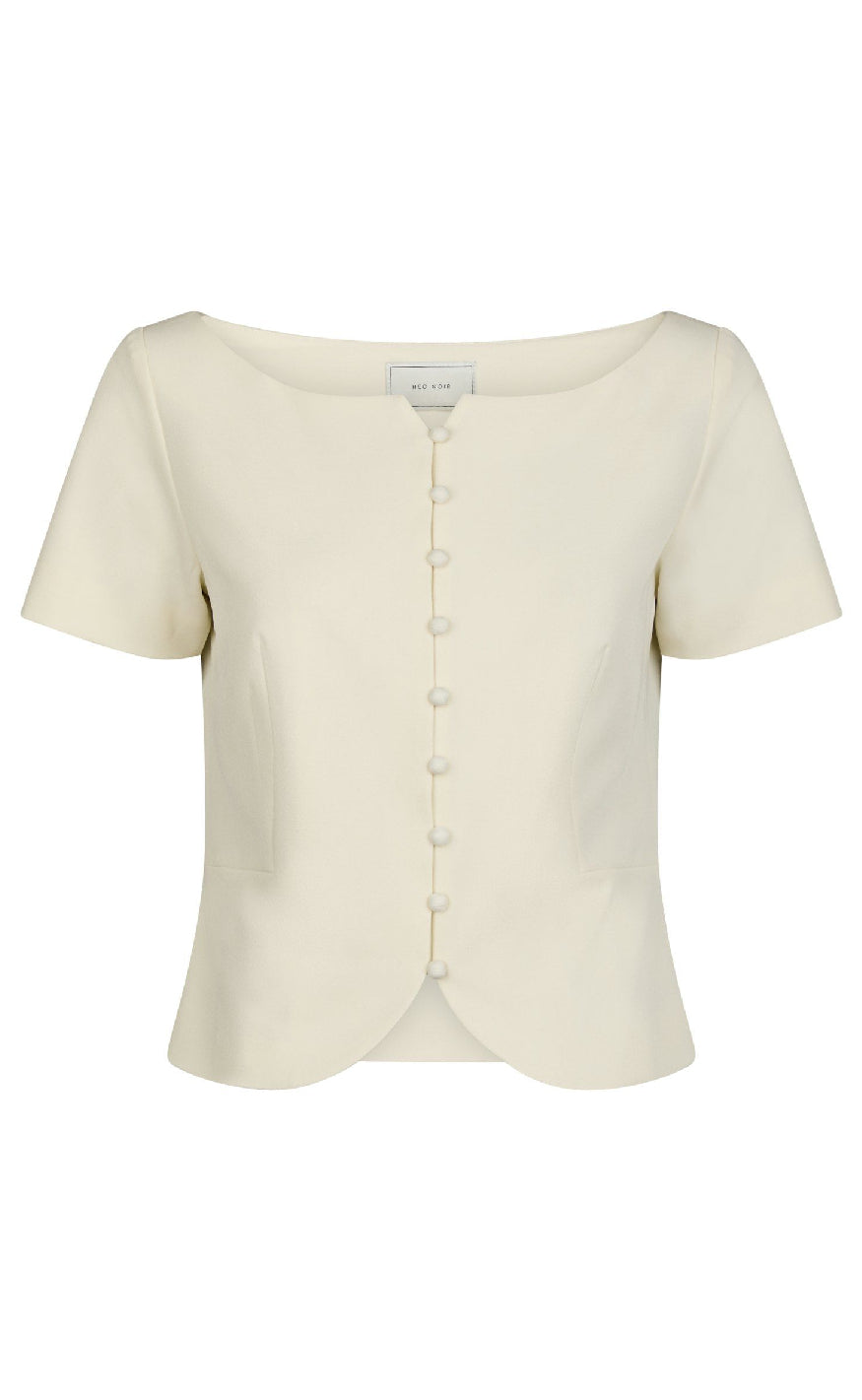 Neo Noir Top - Tango Structure - Off White