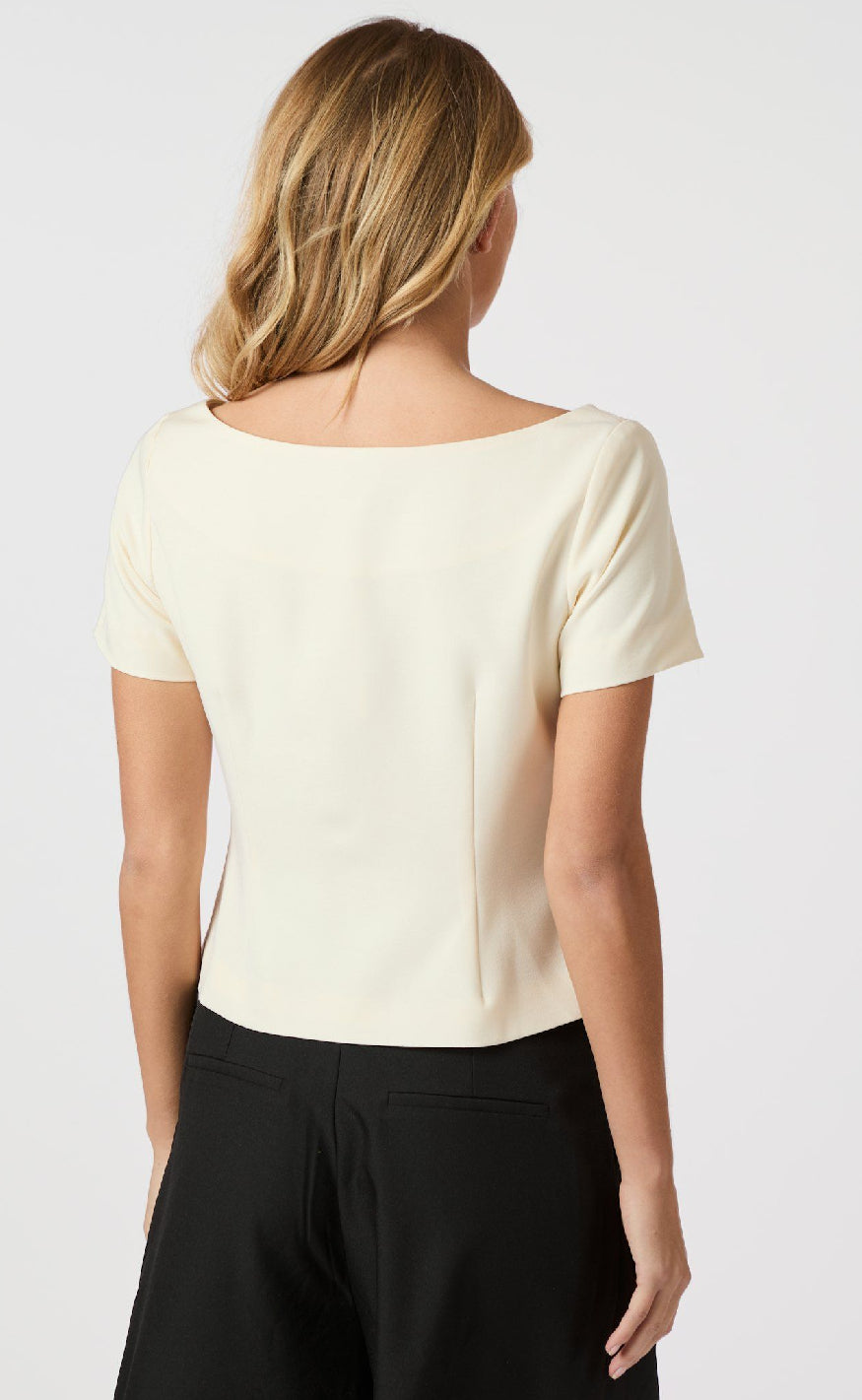 Neo Noir Top - Tango Structure - Off White