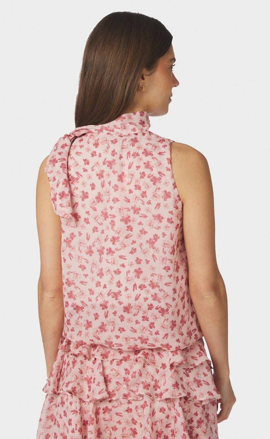Neo Noir Top - Veda Flower - Dusty Rose