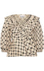 Noella Bluse - Kolina - Ivory Black
