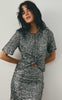 Noella Bluse - Lemon - Black Silver