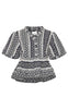 Noella Bluse - Lorraine - Navy Sugar