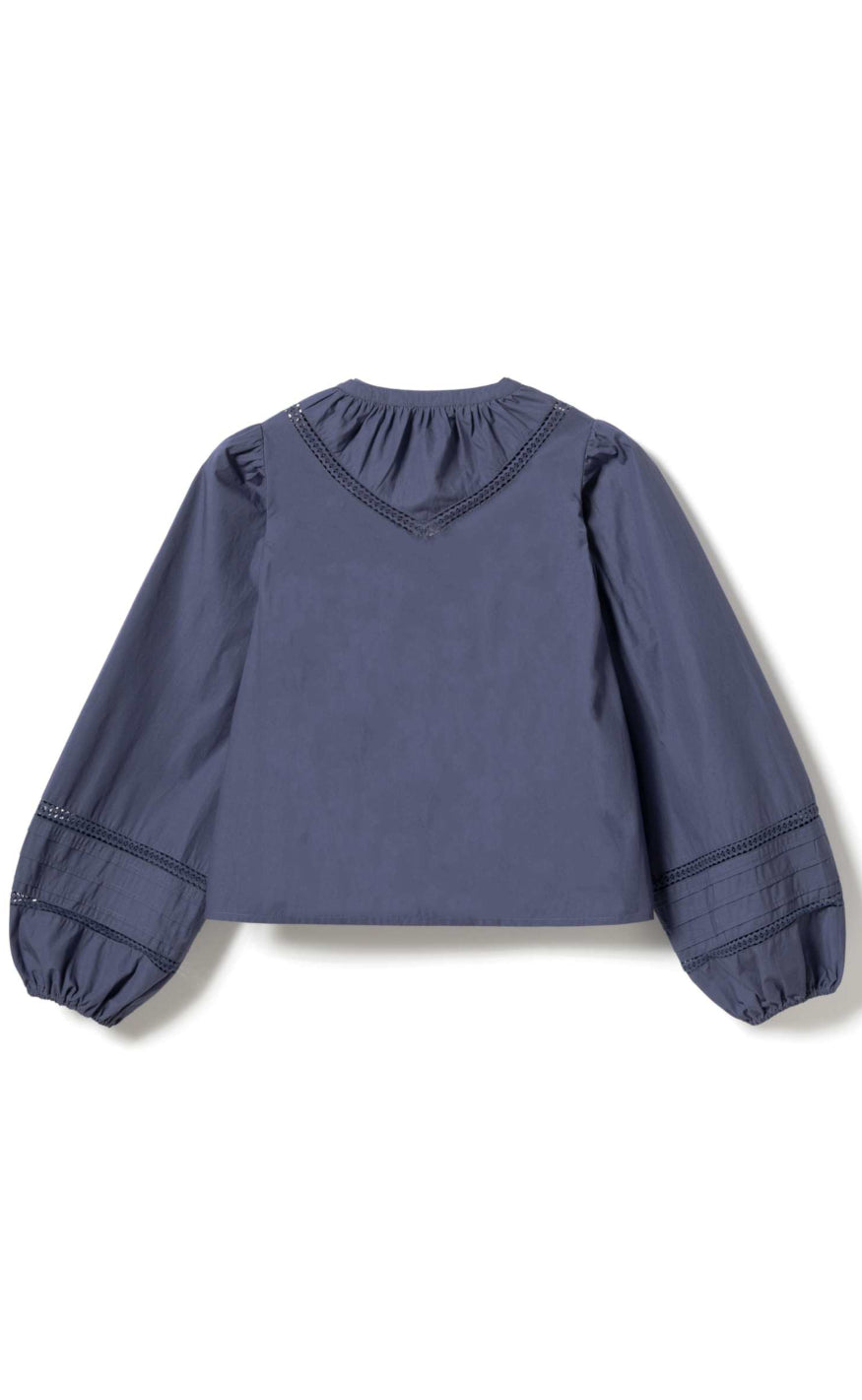 Noella Bluse - Maceline - Dusty Blue