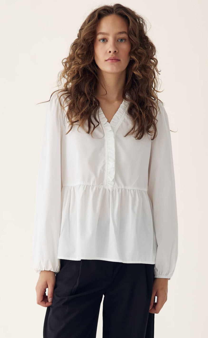 Noella Bluse - Matti LS - White