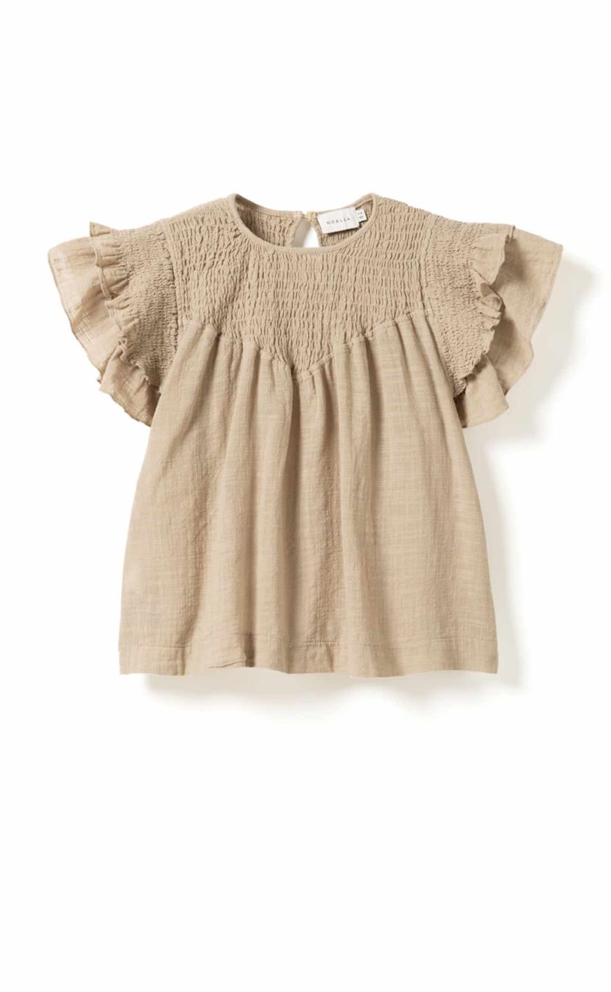 Noella Bluse - Maura - Grey Ivory