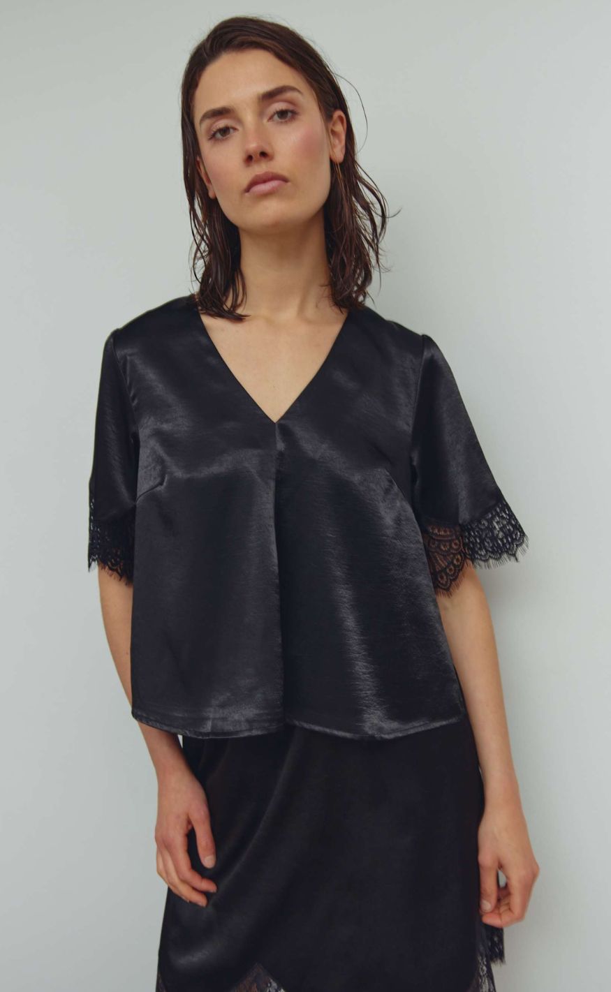 Noella Bluse - Melina - Black