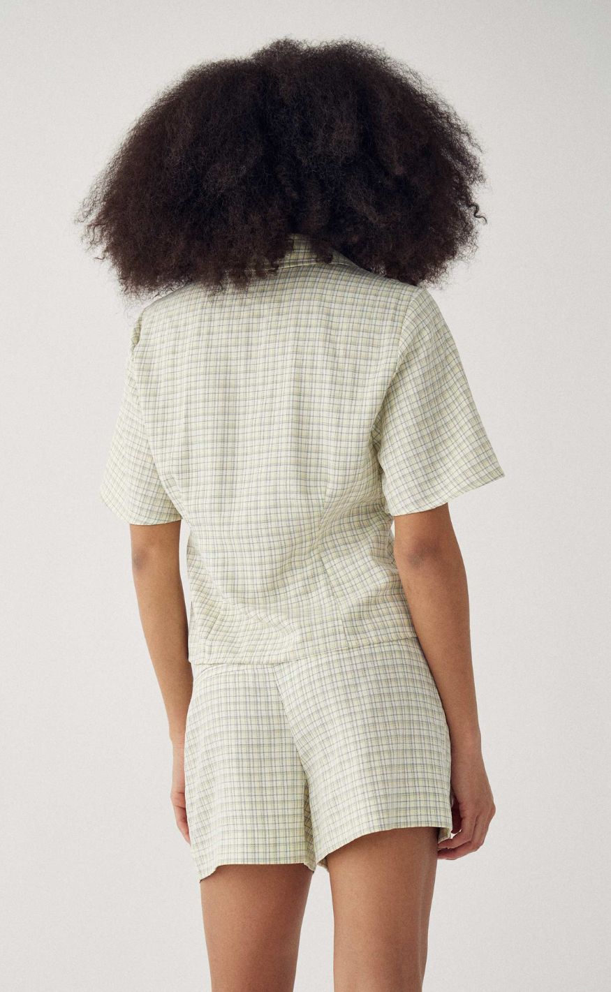 Noella Bluse - Miko - Denny Yellow Check